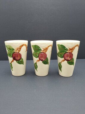 Franciscan Apple Tumblers Franciscan Ware Apples Drinking Cups
